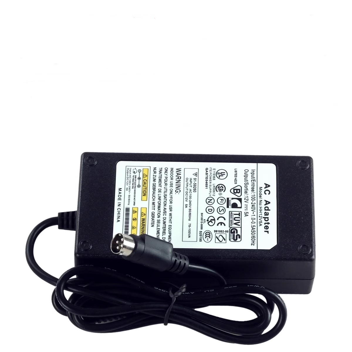 *Brand NEW*HH12V5A 12V 5A AC ADAPTER Power Supply - Click Image to Close